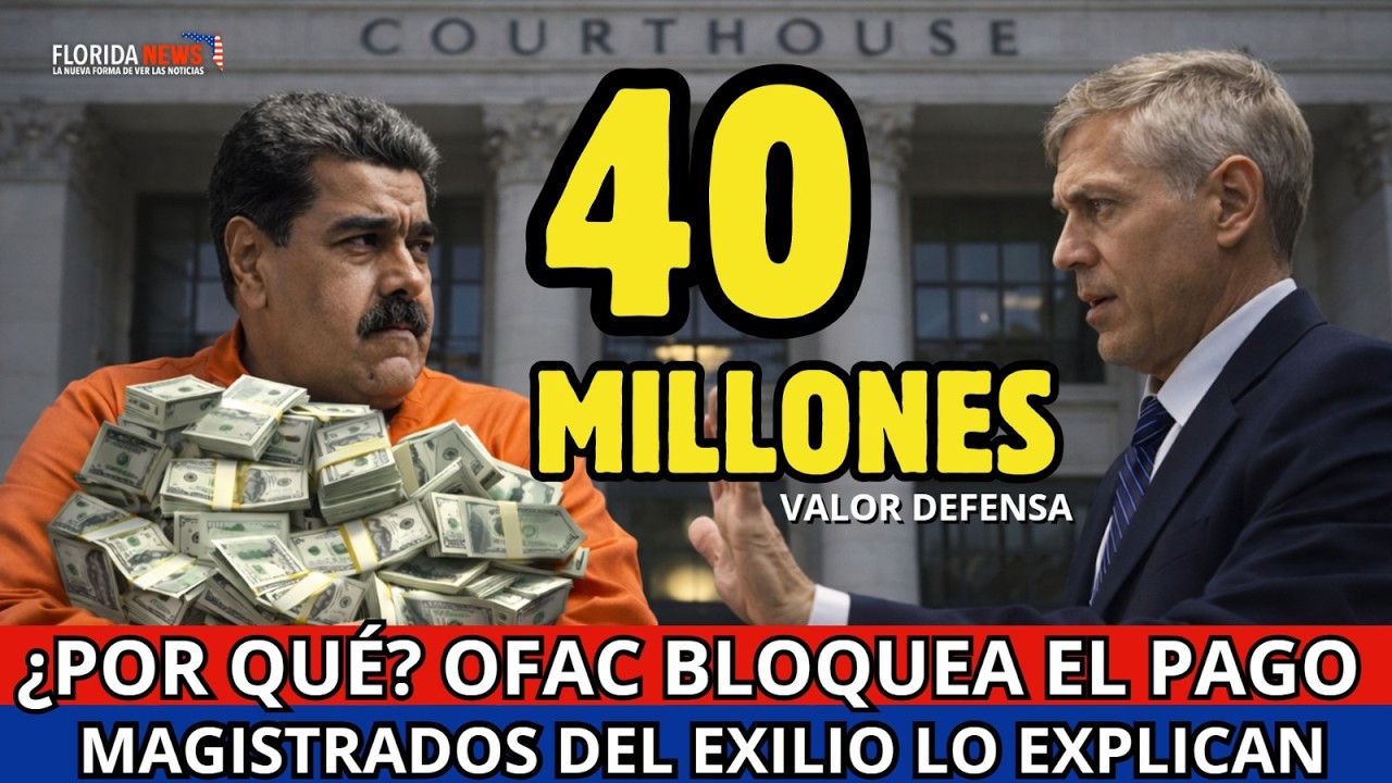 ¿DEFENSA de $40 MILLONES SUELDO de $120 y ? 💸 El SECRETO de Maduro que el TSJ REVELÓ en EE.UU. ⚖️
