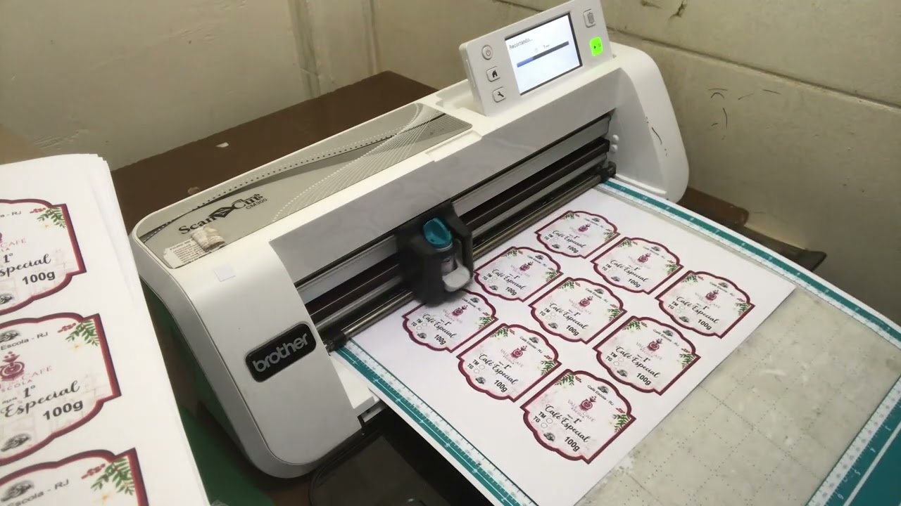 Brother - scanncut cm300: configurando e executando o corte