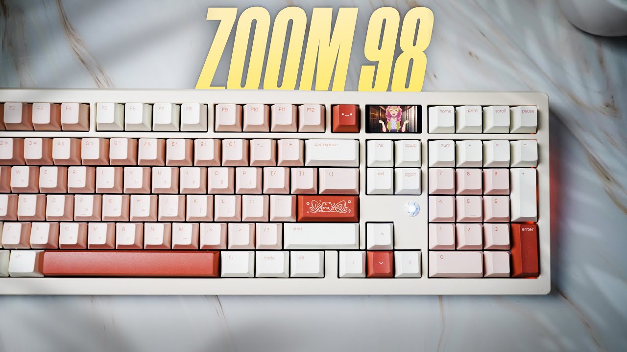 The PERFECT Full sized keyboard - Meletrix Zoom98 - Milk Tea Build + Sound Test