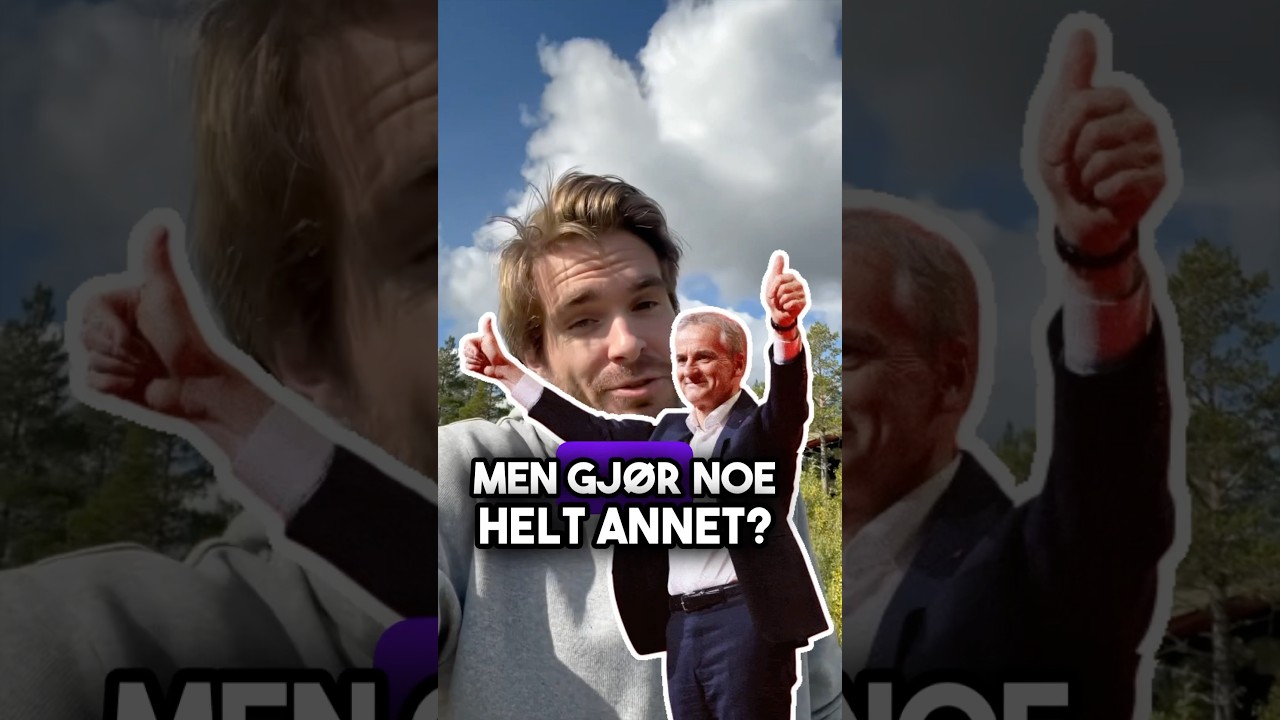 Har du f&aring;tt med deg siste episode av at &laquo;St&oslash;re sier &eacute;n ting, men gj&oslash;r noe helt annet&raquo;?
