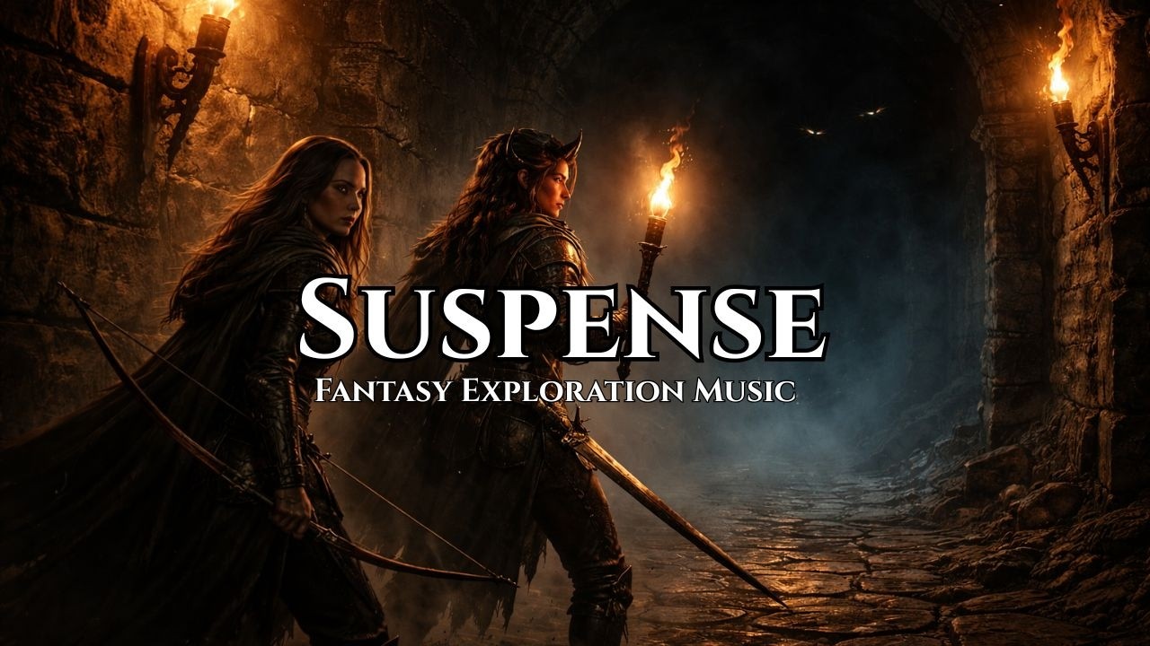 Lurking Danger | D&D Ambience Suspense | Tension Music for Combat & Exploration (1 Hour)