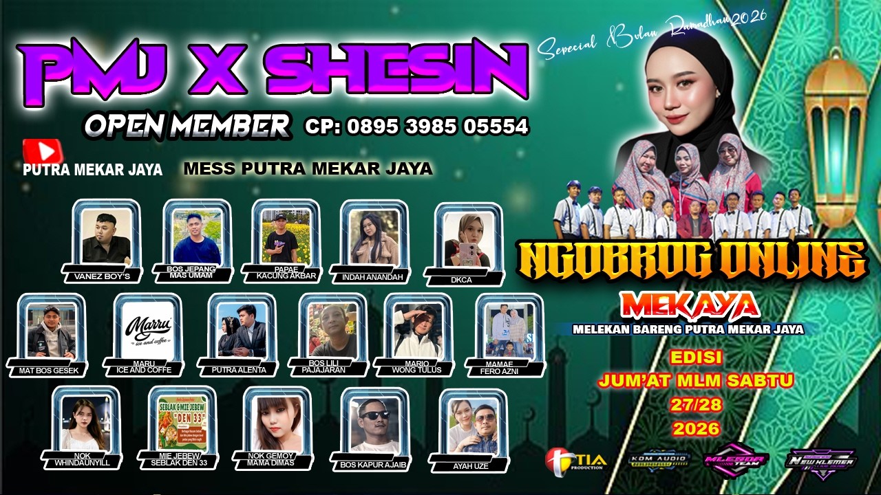🔴 LIVE NGOBROG ONLINE || PMJ X SHESIN || EDISI JUM'AT, 27 FEBRUARI 2026