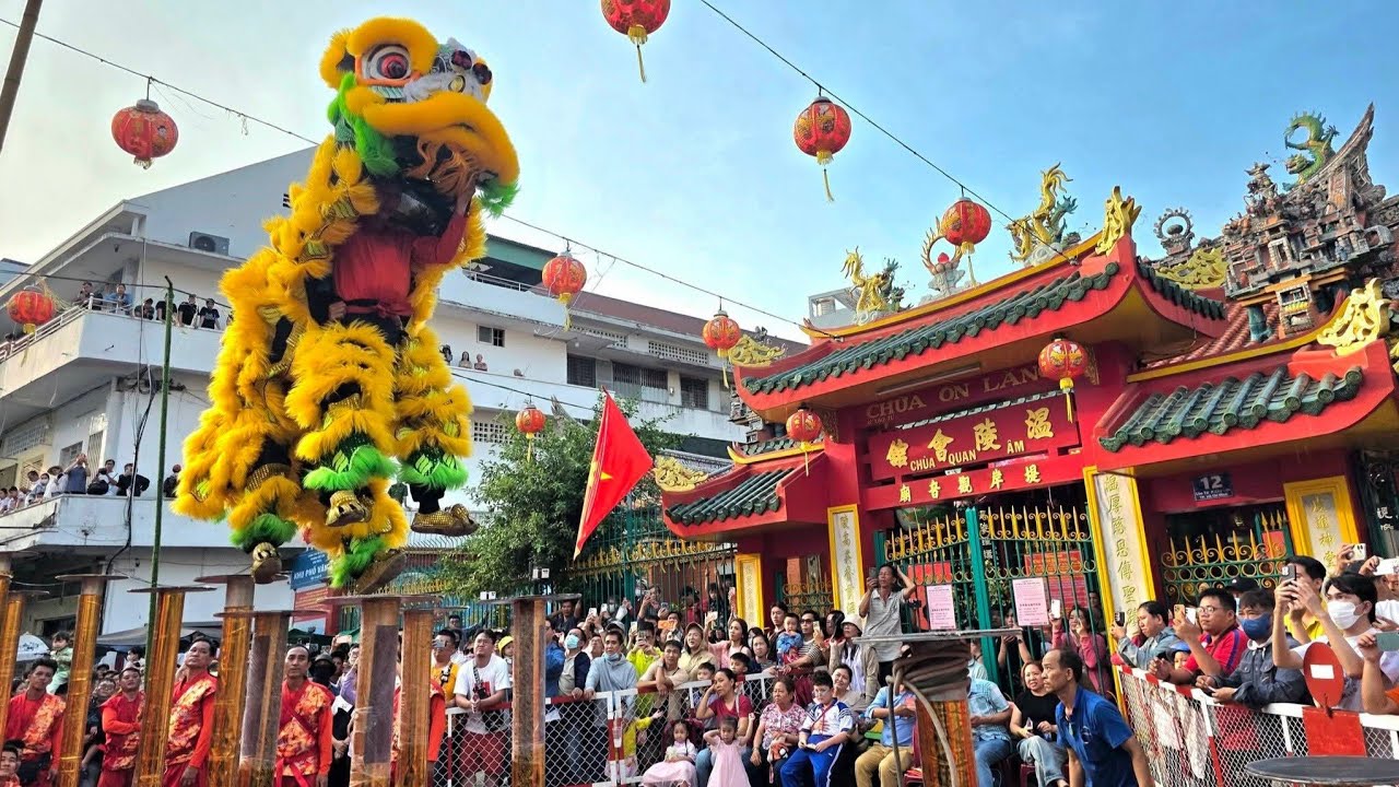 Nhơn Nghĩa Đường biểu diễn KUNGFU tại Chùa Quan Âm Hội Quán Ôn Lăng (Q5)