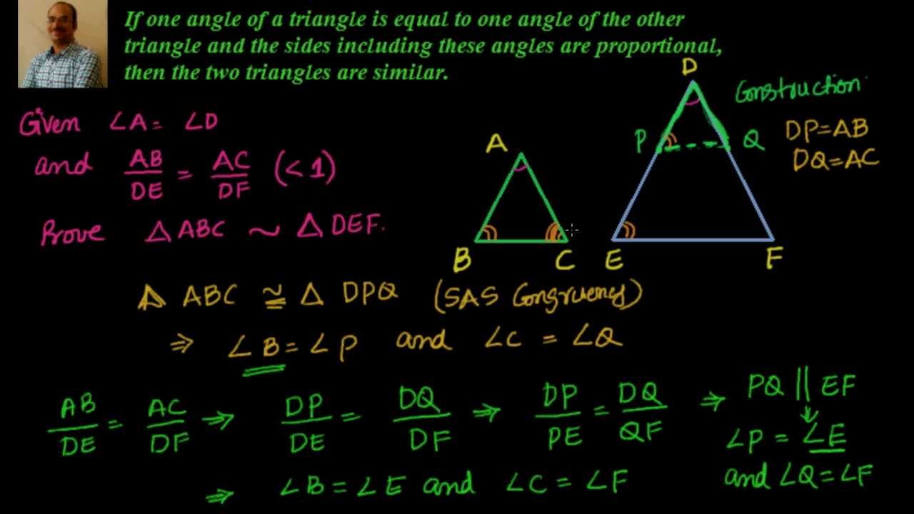 SAS Similarity Criterion: Proof
