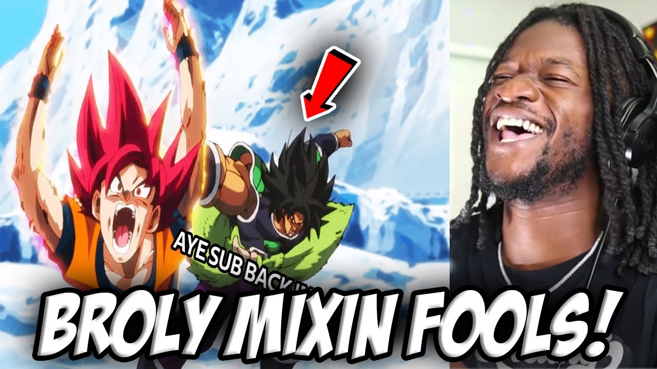 The time GOKU subbed out VEGETA to still get COOKED by BROLY (REACTION)