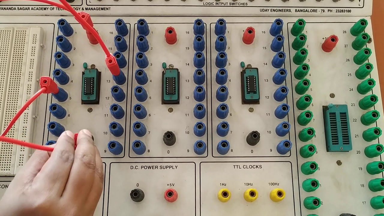 Experiment 8: synchronous counter using JK flip flop- mod 8- part 1