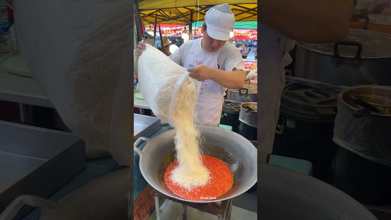 Crispy Thai Noodles (Mi Krob) Making Process