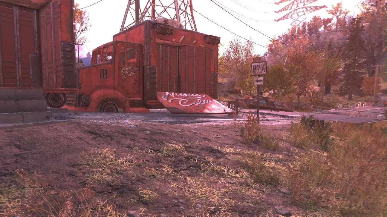 Fallout 76 _Build inside the Destroyed Nuka Cola Truck