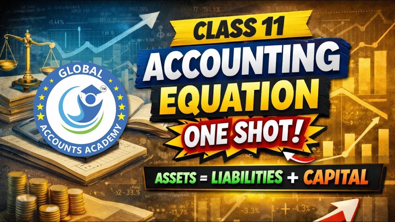 Accounting Equation | Class 11 | One Shot