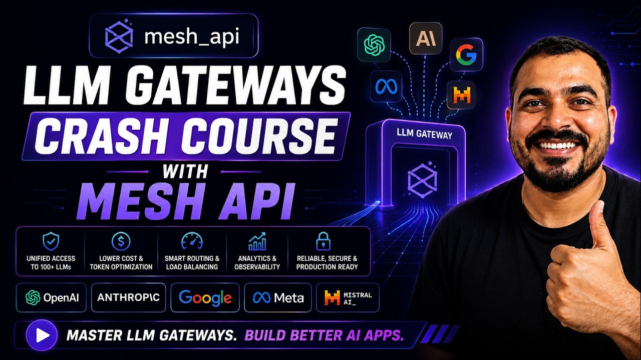 Полный экспресс-курс по AI LLM-шлюзам с использованием Mesh API