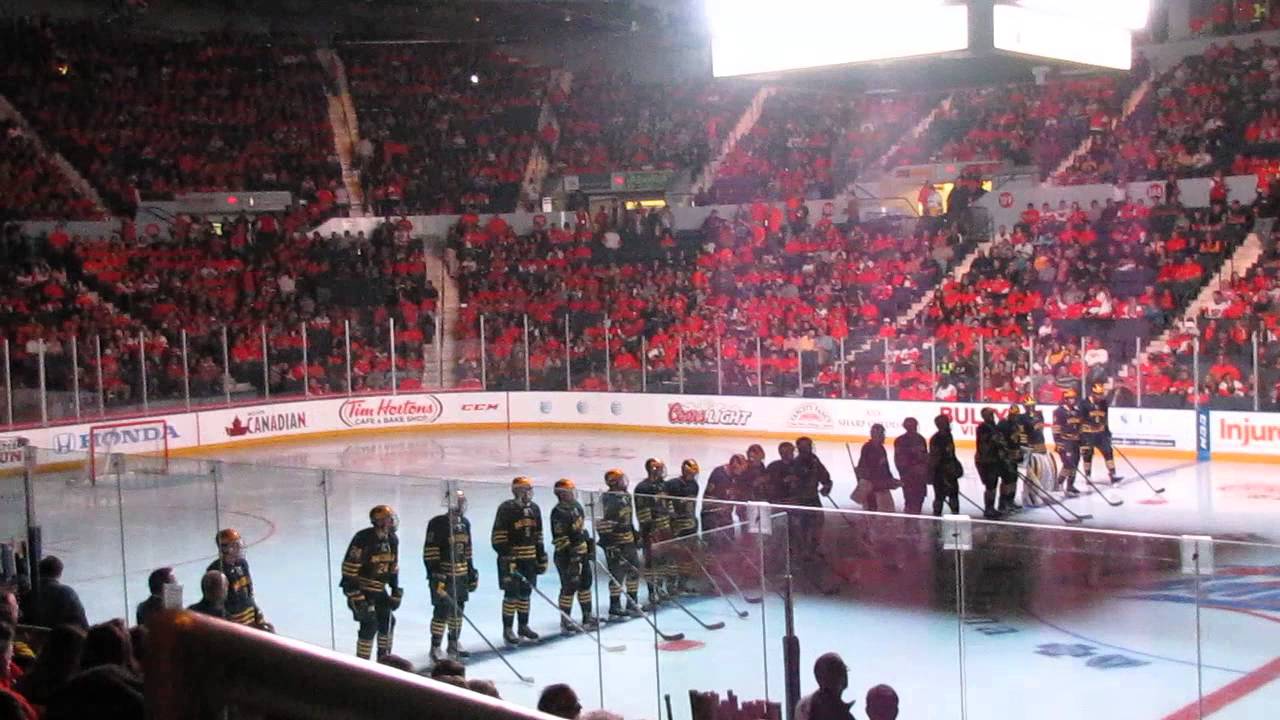 RIT  - MICHIGAN Blue Cross Arena  10/12/2013 - Player Introductions