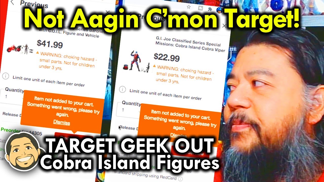 🤬 NOT AGAIN Target! Cobra Viper Toy Hunt GI Joe Cobra island Last Re-Issue | Beach Head | Baroness