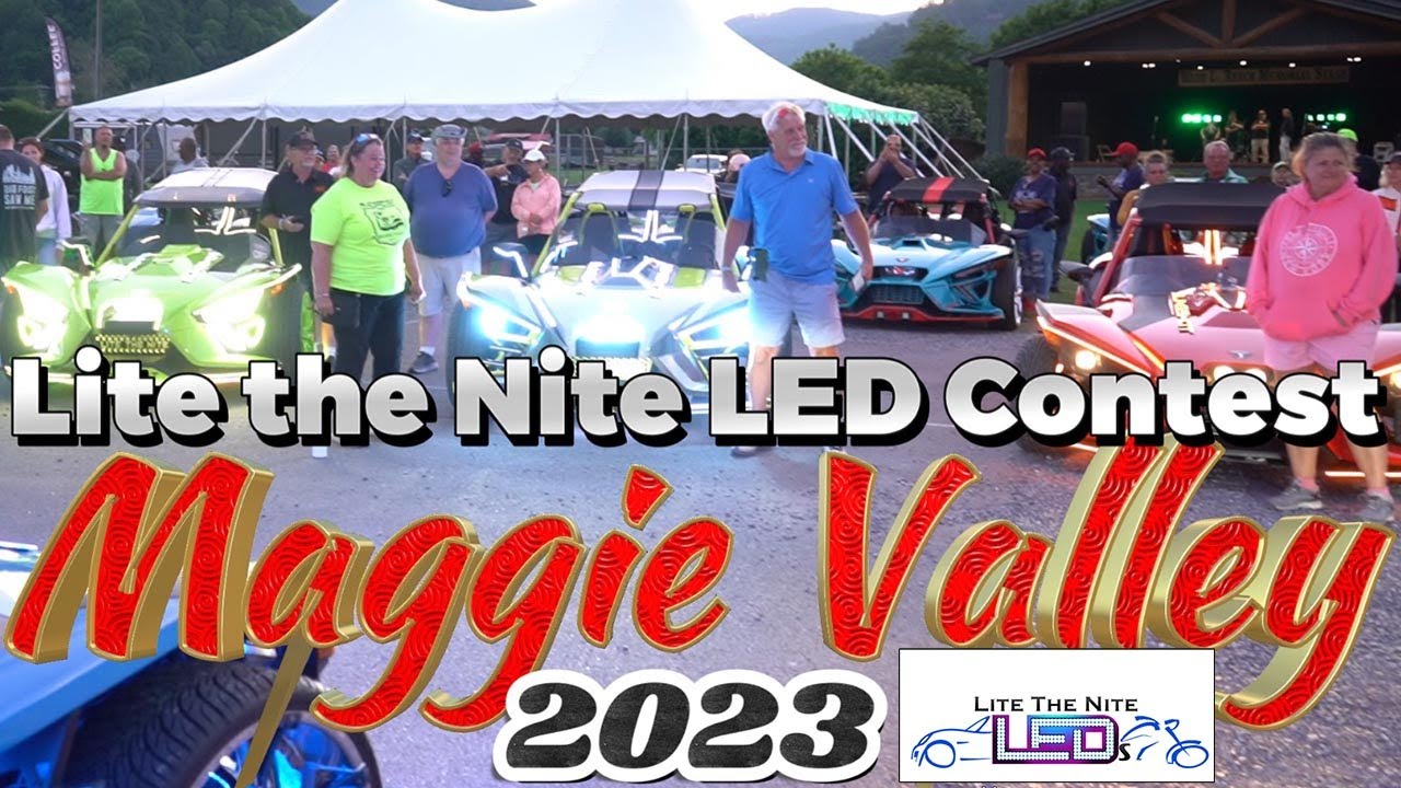 Slingshots in the SMOKIES 2023, Maggie ValleyLite the Nite LED Contest