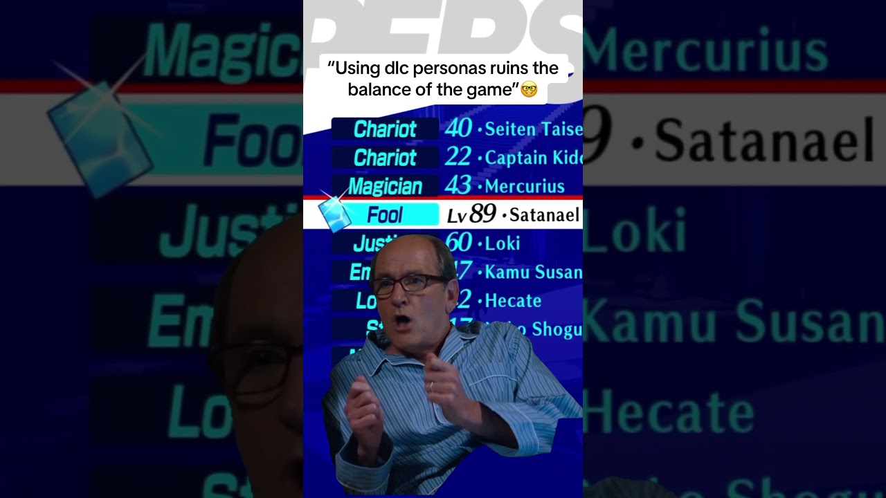 &ldquo;Using dlc personas ruins the balance of the game&rdquo; #p3 #Persona3Reload #P3R #persona3edit