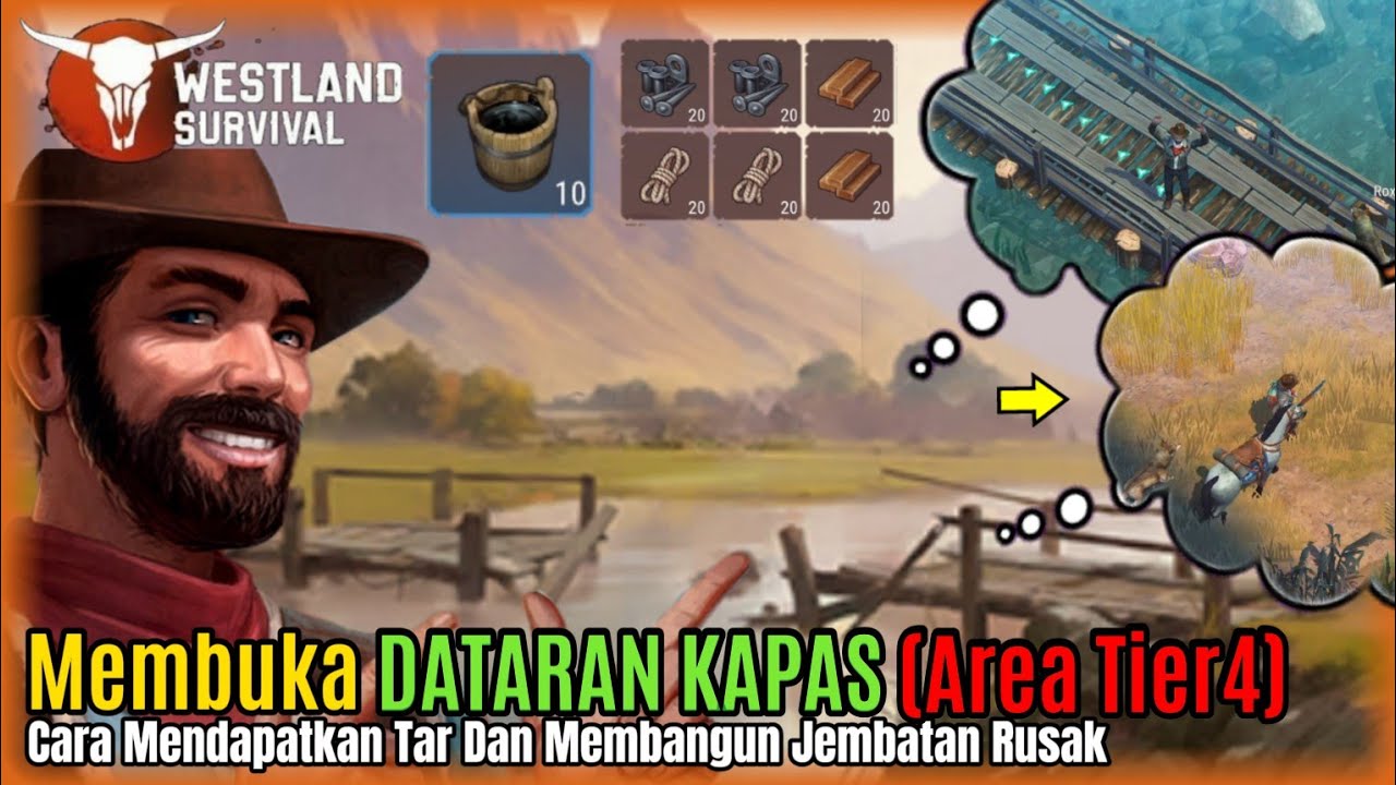 Cara Membuka DATARAN KAPAS & Mendapatkan TAR - Westland Survival