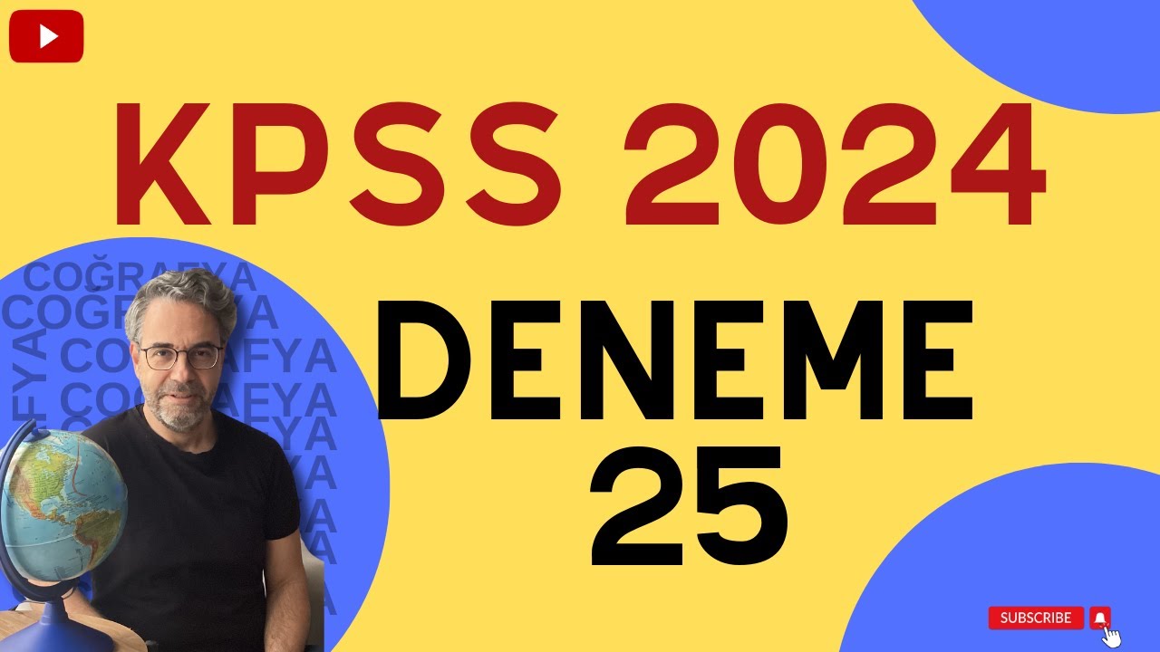2024 KPSS COĞRAFYA | DENEME-25 Genel Tekrar | Ferhat VAROL