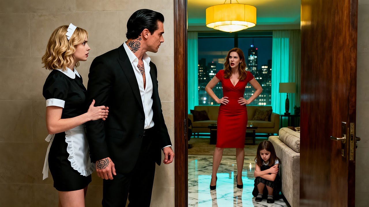 Mafia Boss Came Home Early—The Maid Whispered “Stay Silent”…The Truth Shocked Him