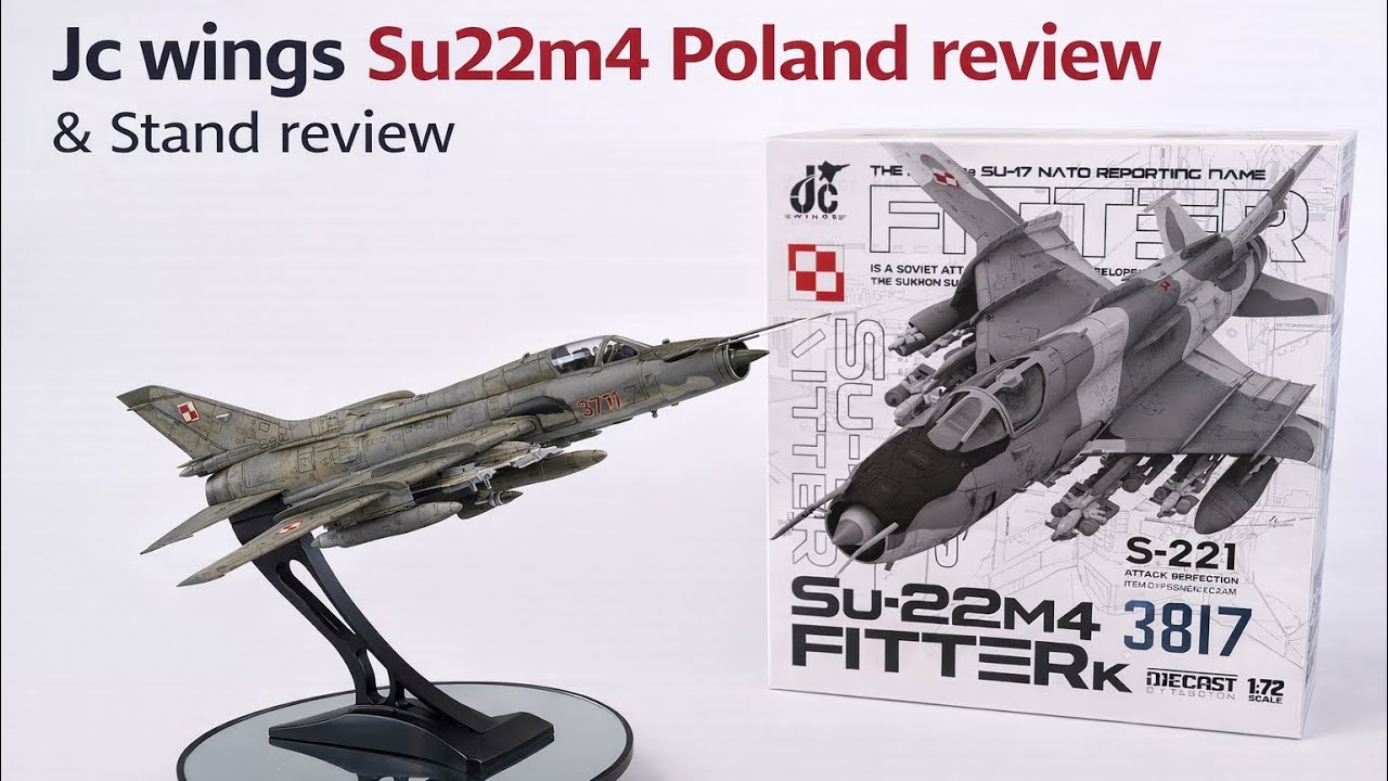 JC Wings a Cold War Classic Sukhoi Su-22M4 “Fitter” Poland | 1:72 Diecast Model Review