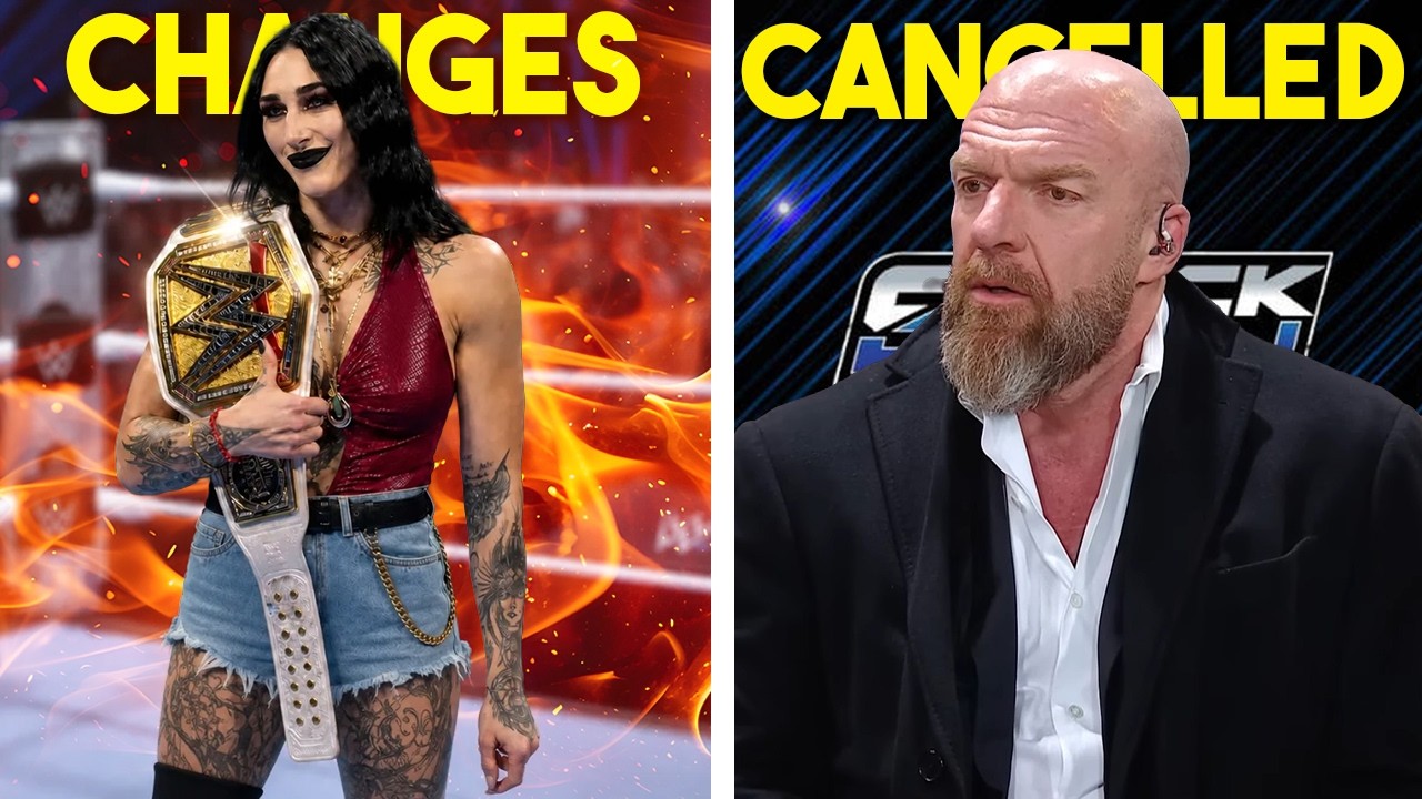 Эпизод WWE SMACKDOWN отменен... Рея Рипли добивается изменений... Трипл Эйч и Рок накаляются... Н...