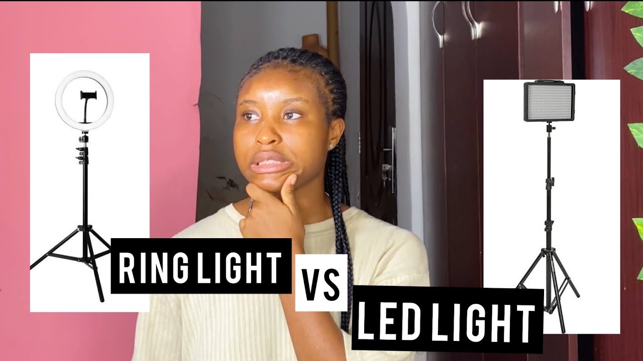 Ring light vs led light comparison:which light you should start with