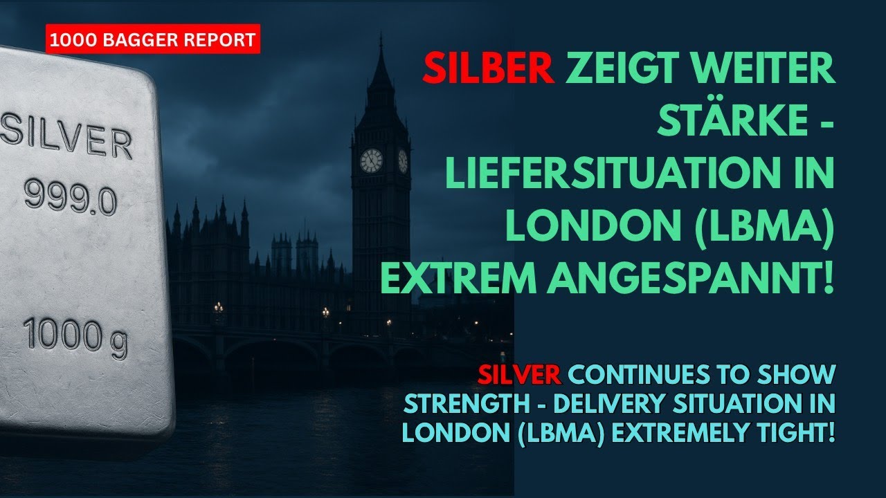 Silberaktien | Silber zeigt weiter St&auml;rke - Liefersituation in London (LBMA) extrem angespannt!
