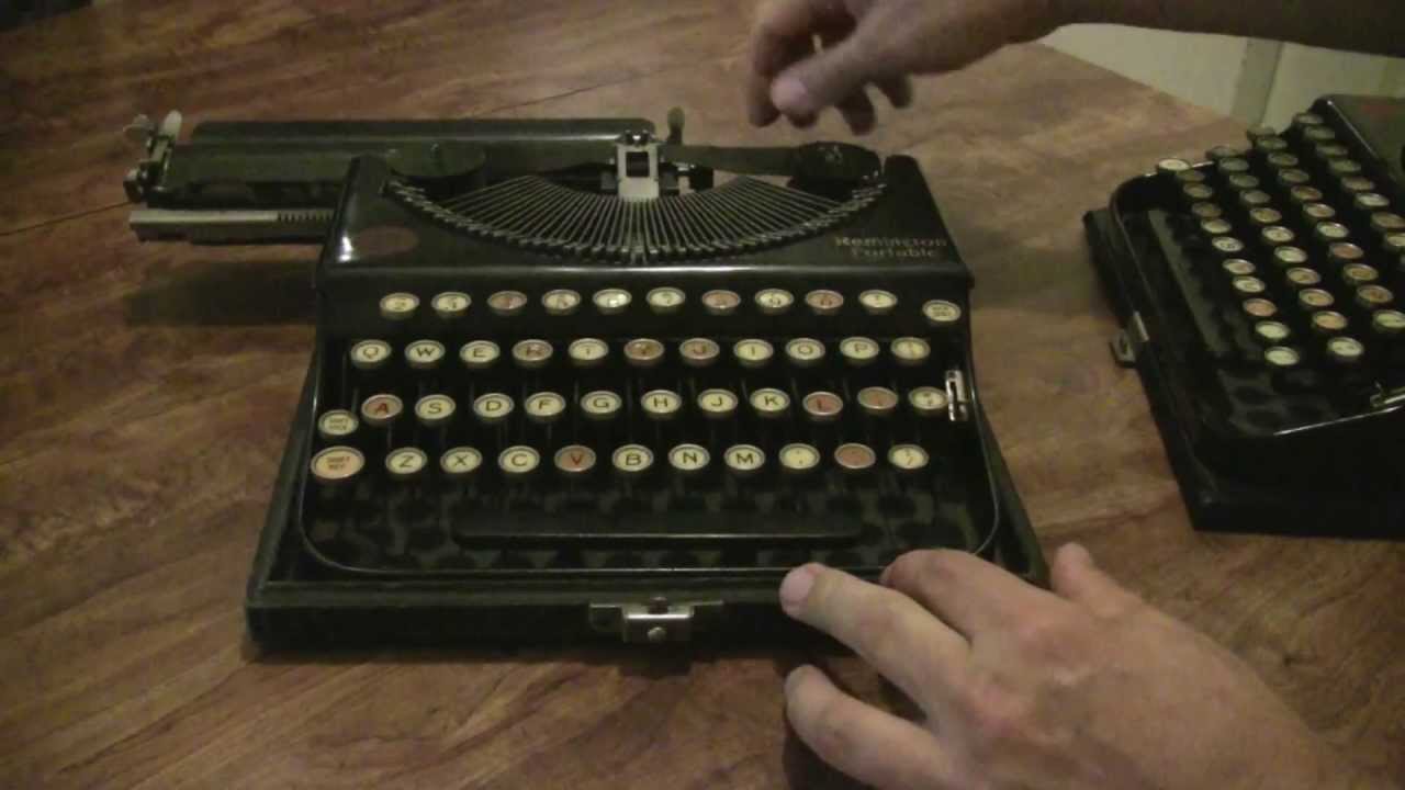 1921 Remington Portable Typewriter [#1] with early features