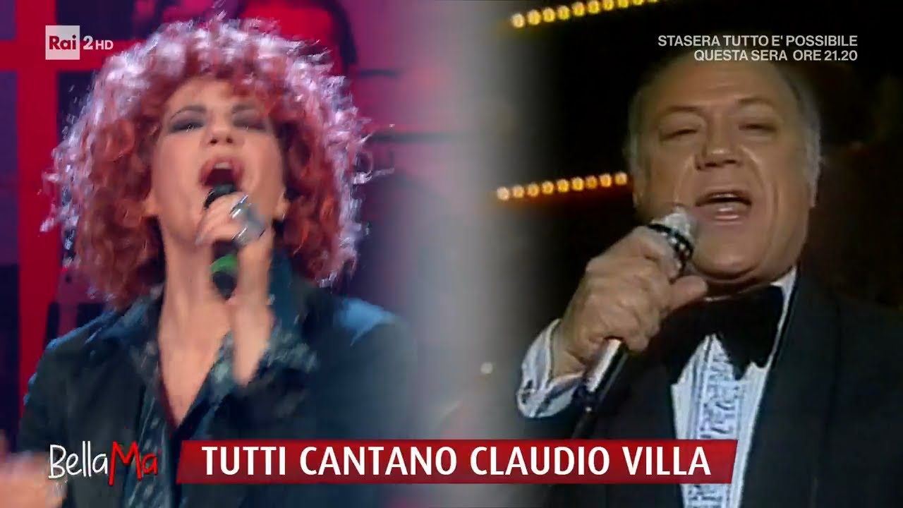 Manuela Villa e suo padre Claudio Villa - BellaMa' 27/03/2023