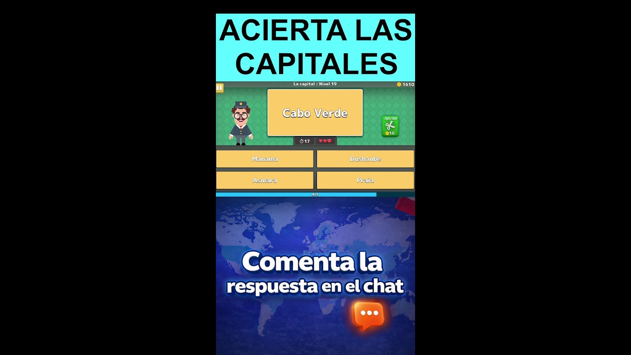 ¿Puedes acertar todas las capitales del mundo? | RETO