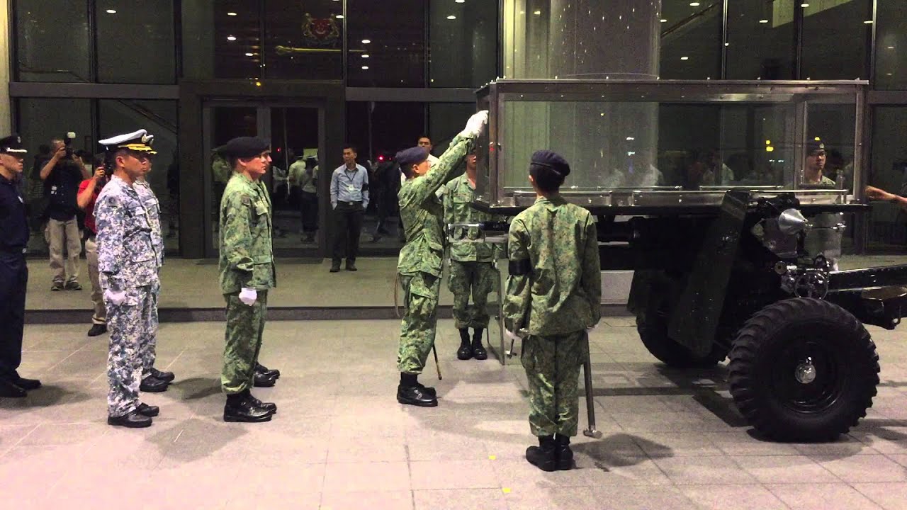 Rehearsal for Lee Kuan Yew State Funeral
