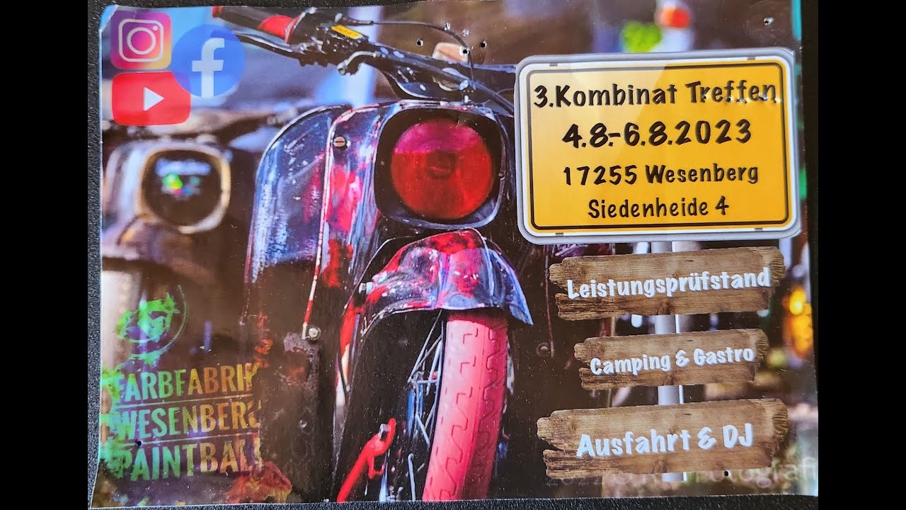 3.Kombinat Mopeds MV Treffen Wesenberg