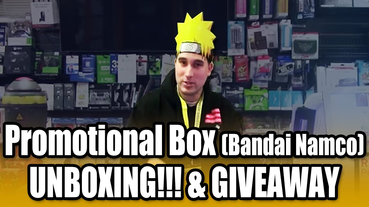 Promotional Box (Bandai Namco) Unboxing!!! & Giveaway