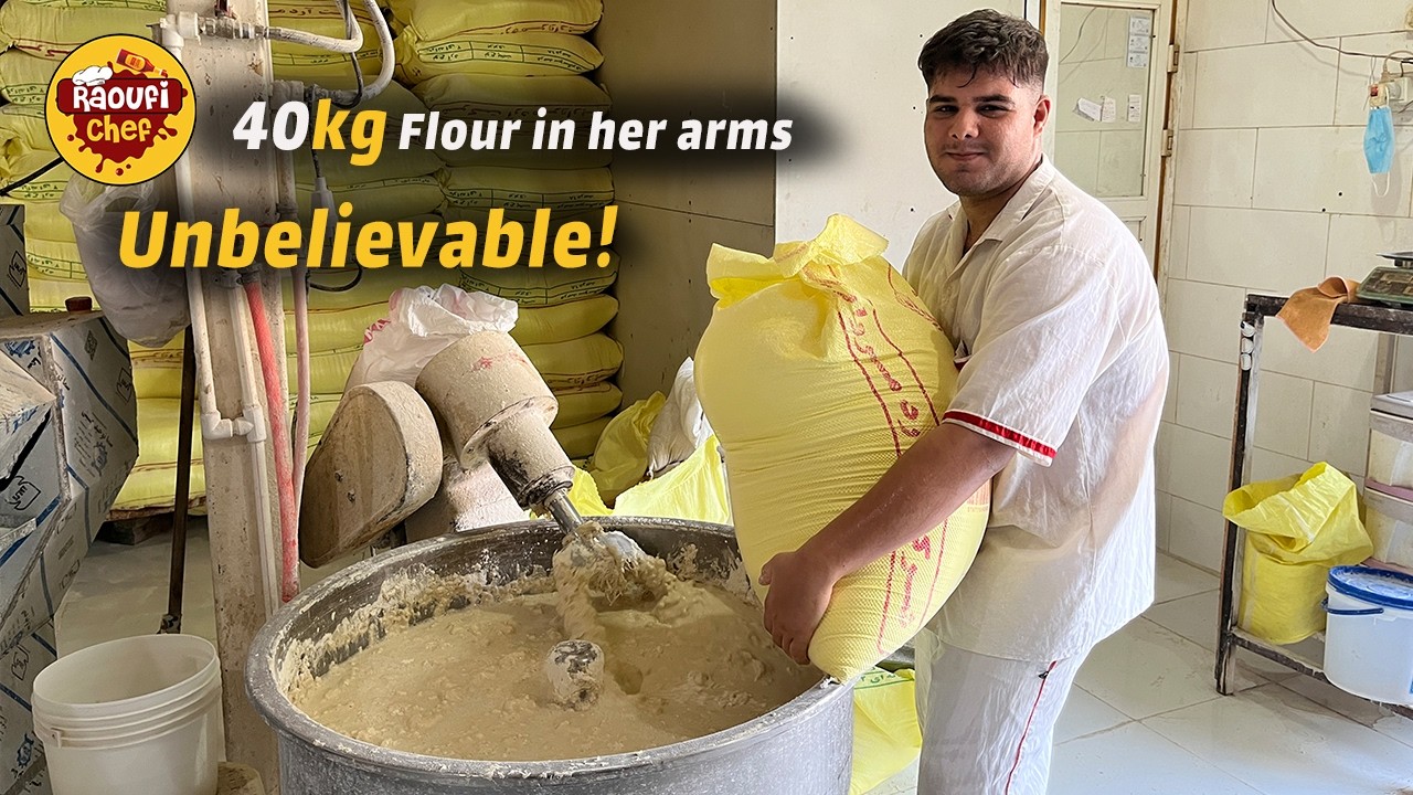 300 Kilos of Dough by One Brave Baker!