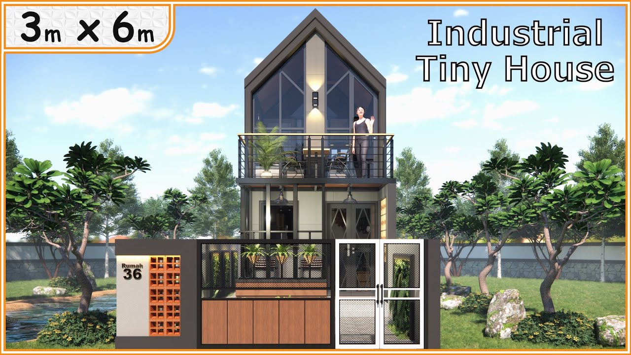 Tiny House 3X6 Meter | Industrial Modern Minimalis