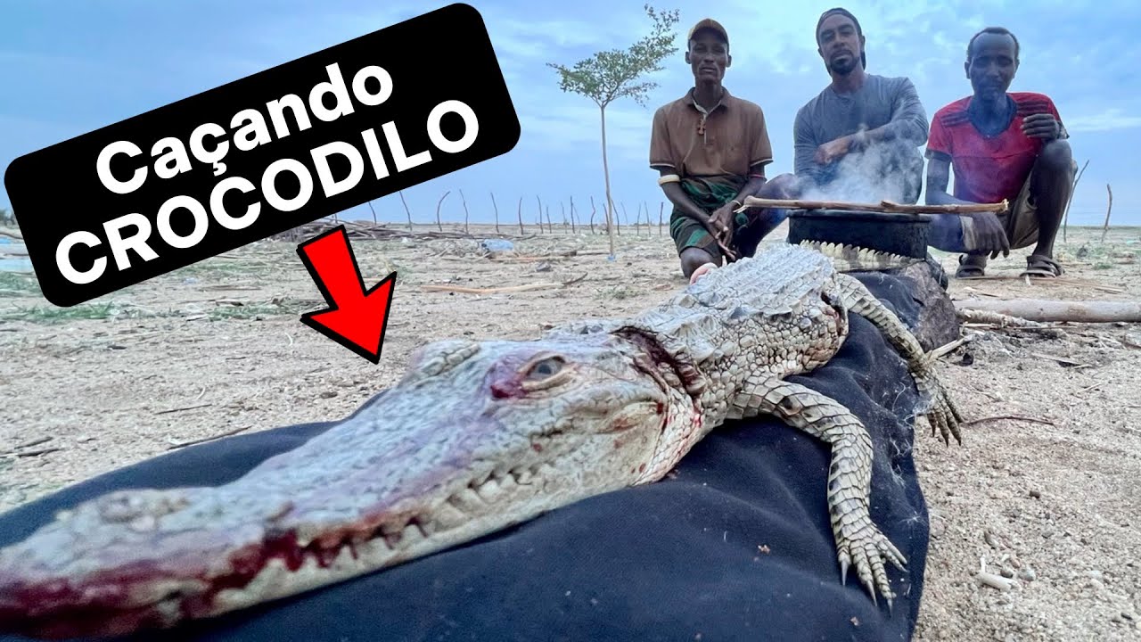 CAÇANDO CROCODILO com o povo Dassanech | Etiópia