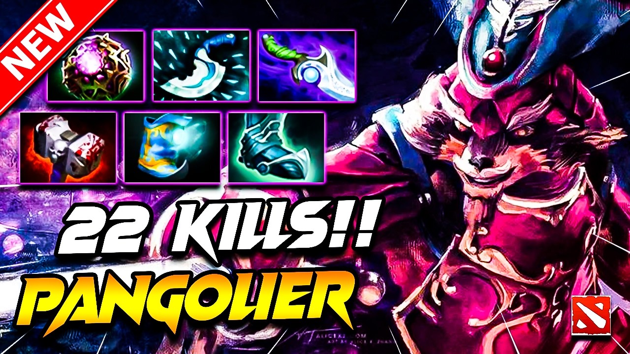 Dota 2 PANGOLIER Gameplay | (x22 Kills) Pangolier DOTA 2 Carry Build Pro Gameplay Guide 7.40