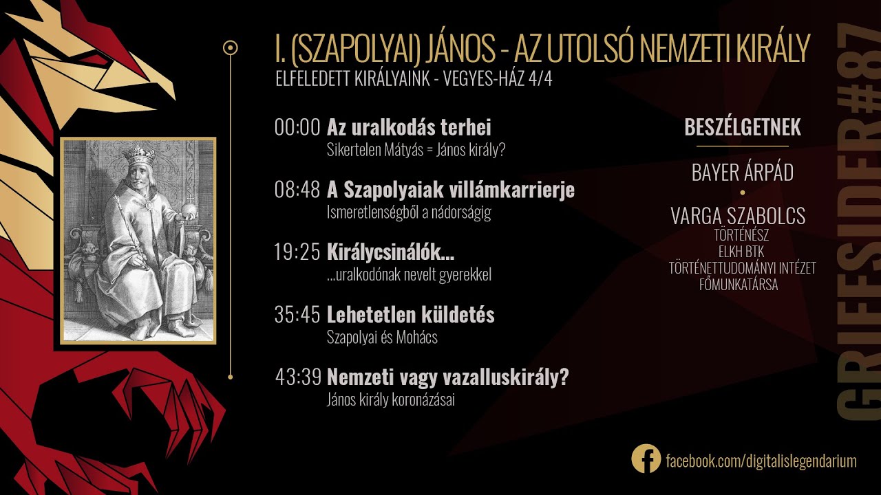 #87 - Elfeledett királyaink: I. (Szapolyai) János - Varga Szabolcs, történész