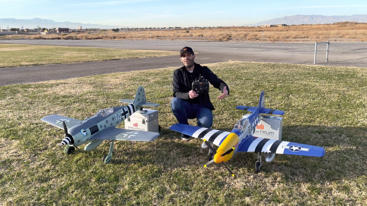 Overview: E-flite Focke-Wulf Fw 190A 1.5m and P-51D Mustang 1.5m (4K)