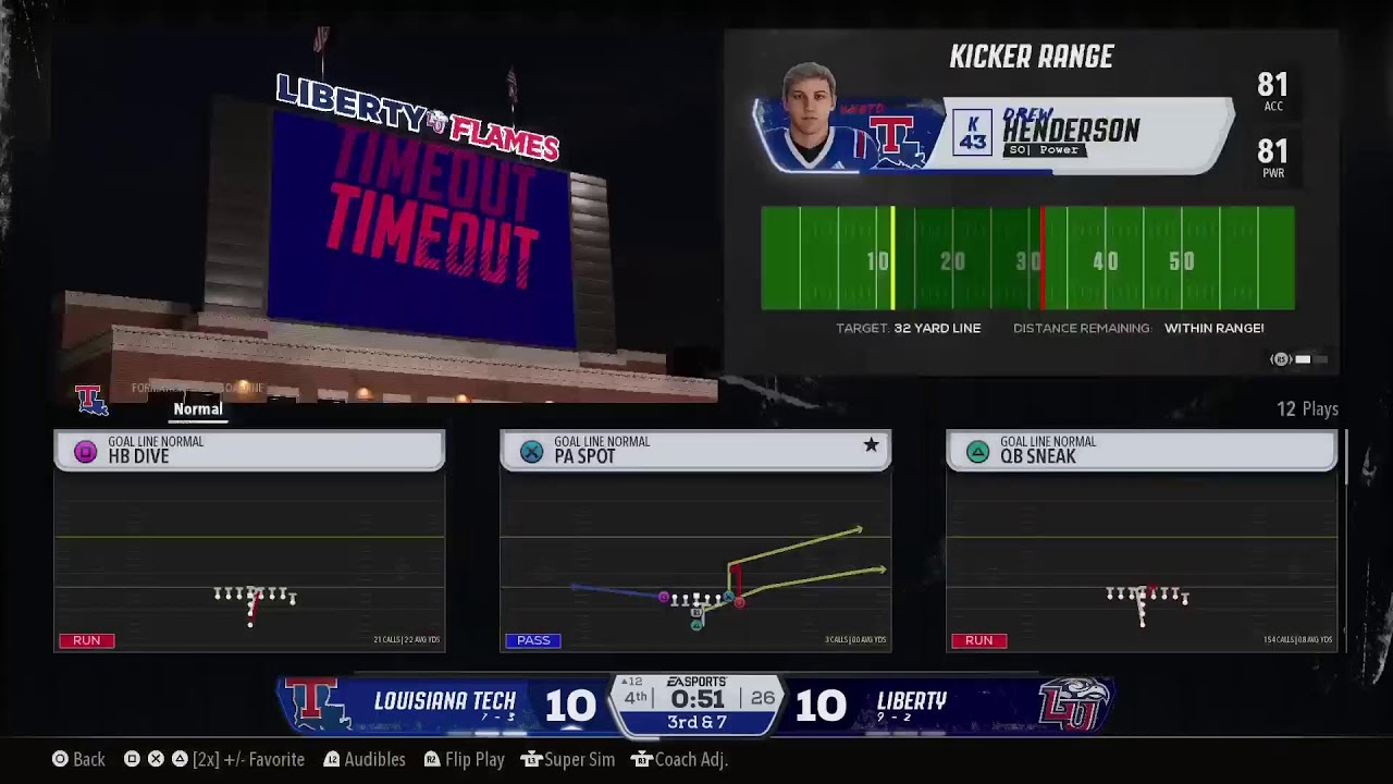 Louisiana Tech @ Liberty | CFB Legends Dynasty