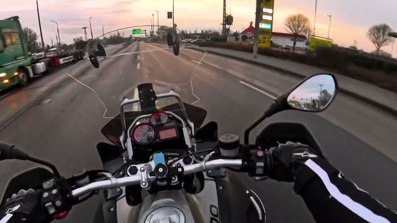 BMW GS 1200 Adventure | Pure Akrapovic Sound | Insta360 X4 Freeframe mode