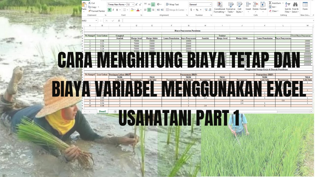 Cara Analisis Biaya Tetap dan Biaya Variabel dalam Usahatani- Metode Penelitian Survey