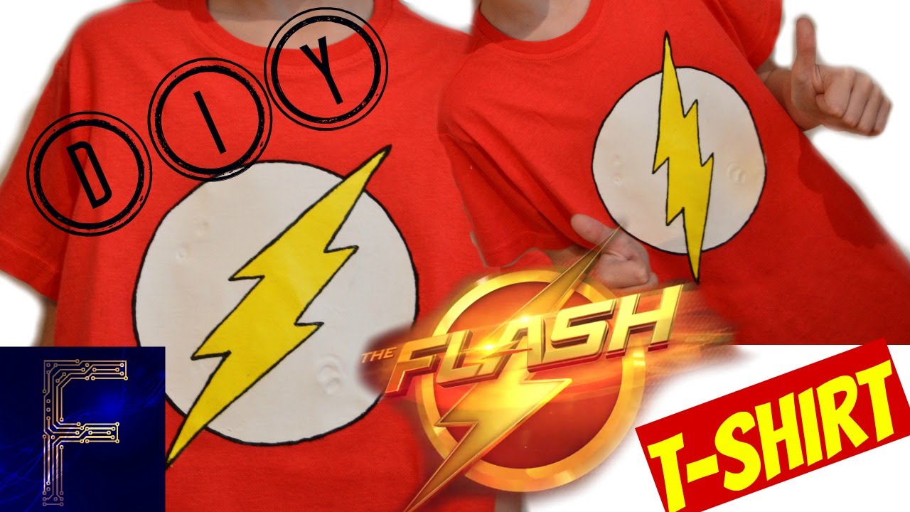 DIY The Flash T-shirt | Fituro