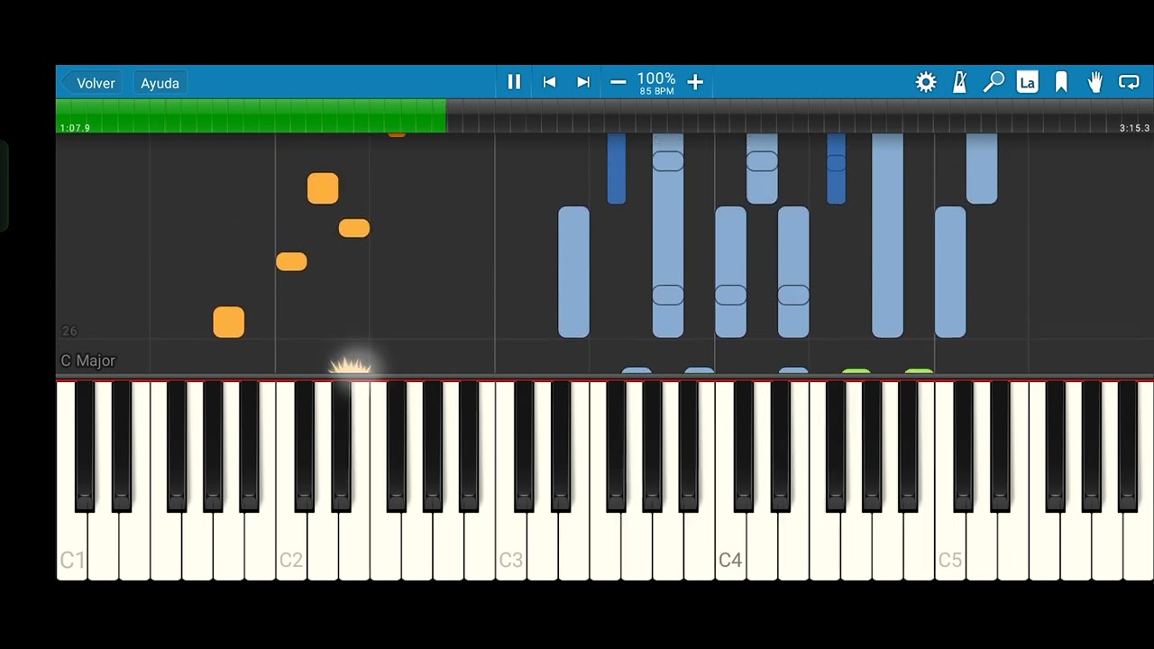 Tutorial de Piano, CUMBIA (Bronco - Adoro)