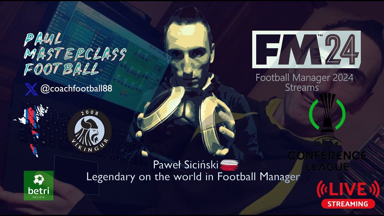 Football Manager 2024 - #57  V&iacute;kingur G&oslash;ta🇫🇴 w UEFA Conference League