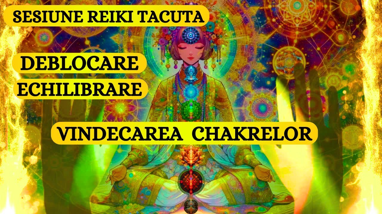 SESIUNE REIKI TACUTA - VINDECAREA CHAKRELOR (DEBLOCARE SI ECHILIBRARE)