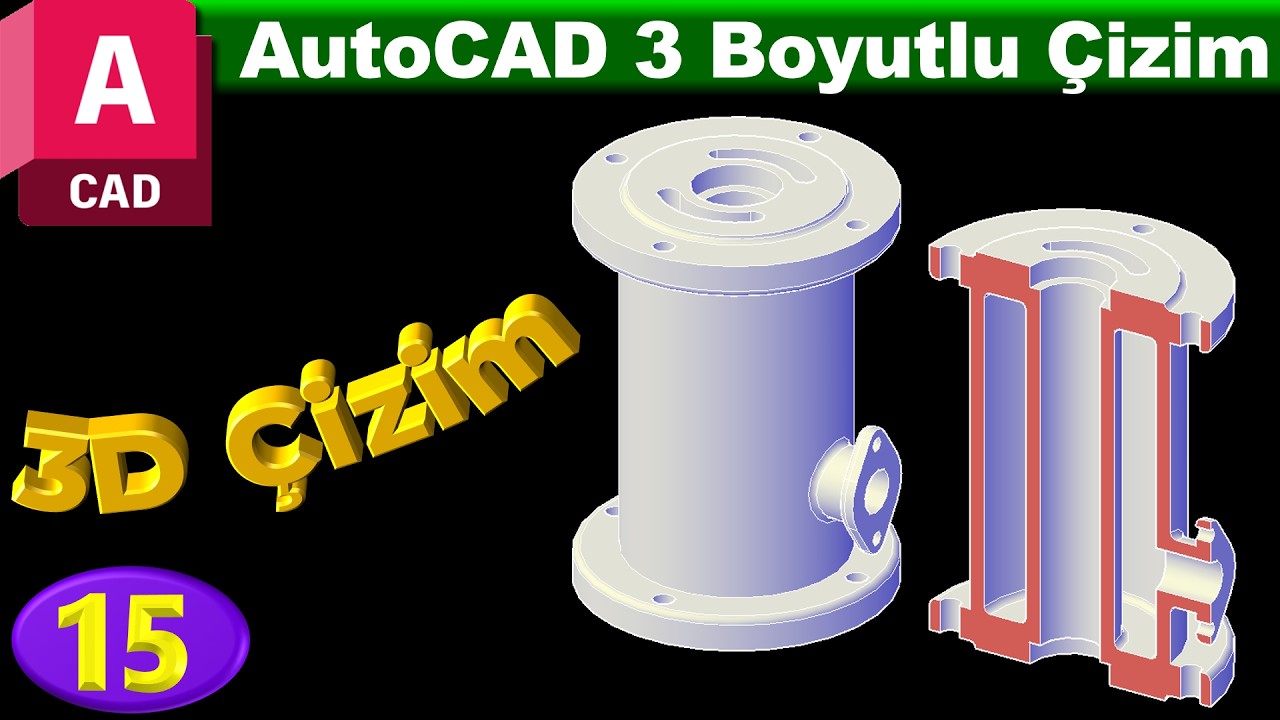 AutoCAD 3 Boyutlu Çizim - 15