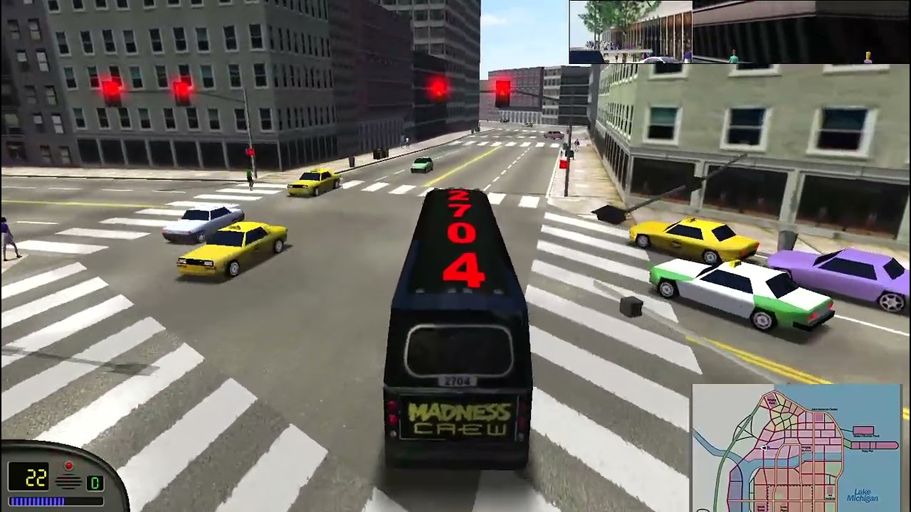 Midtown Madness Cruiser with The Black city bus