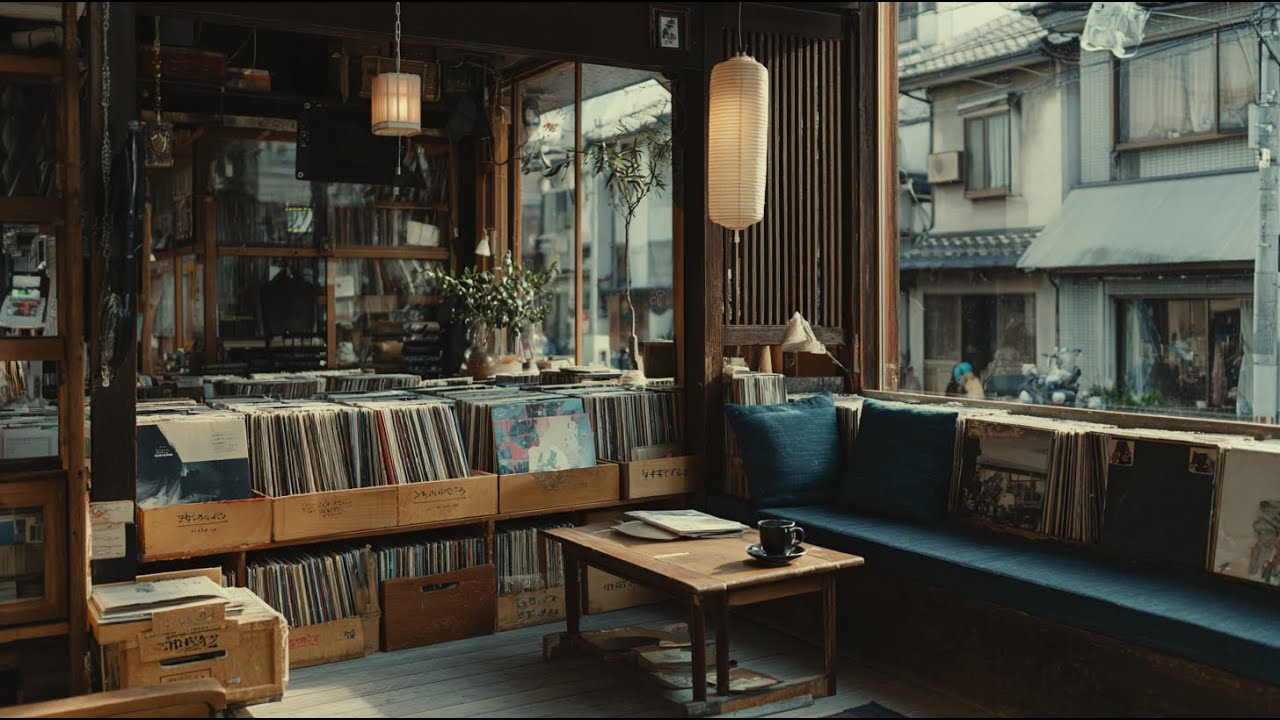 A Quiet Corner in Japan | Vinyl, Coffee & Timeless Silence 日本の静かな一角｜レコードとコーヒー、時が止まる空間