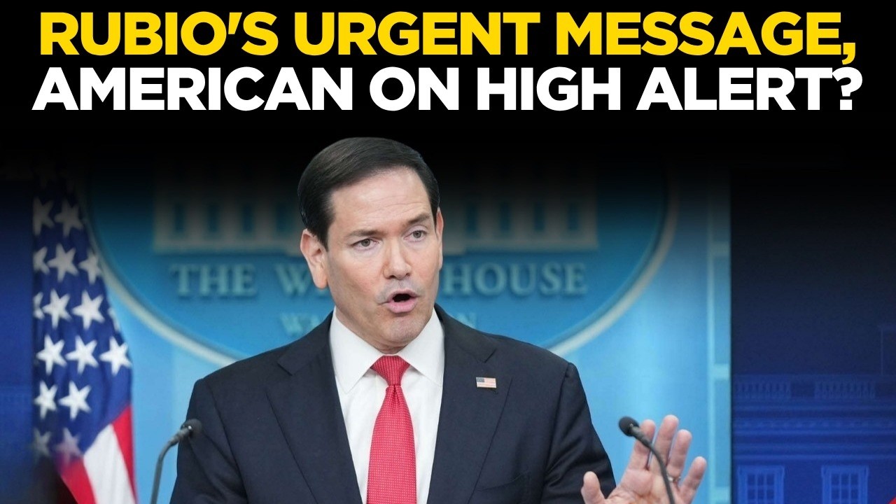 Marco Rubio LIVE: Rubio Breaks Silence On Iran-US War | Marco Rubio's Urgent Address LIVE | US News