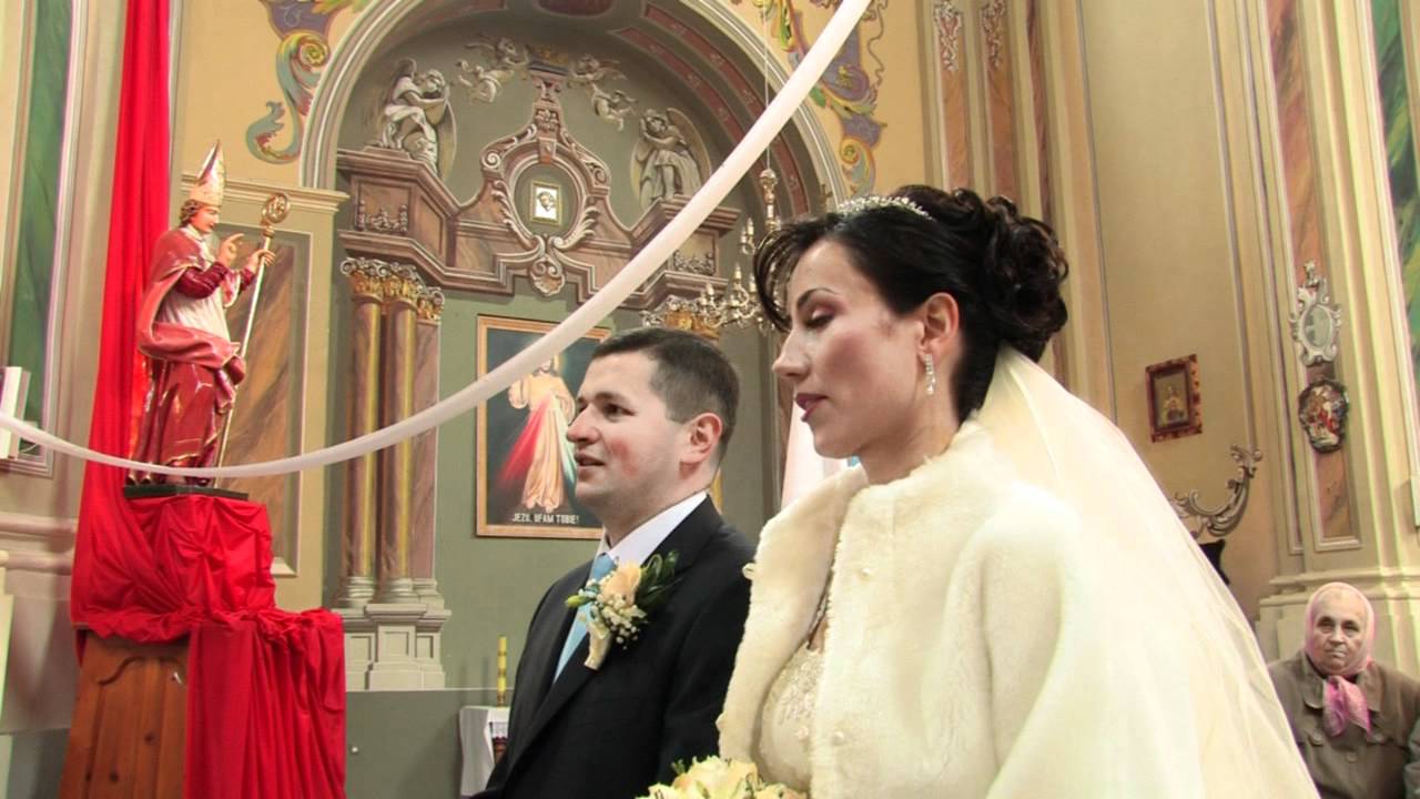 Весільне відео Вінчання в костелі 720p