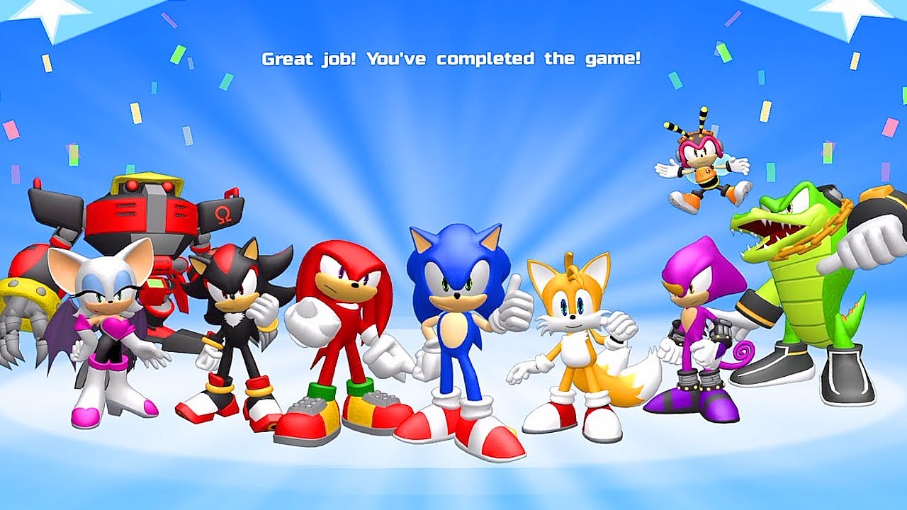 Sonic Runners Adventure - Full Game Walkthrough 1-48 Levels (3 STARS)